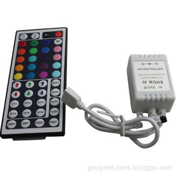 24/44 Keys IR RGB LED Controller with 6A Current, Ideal for RGB LED Strip